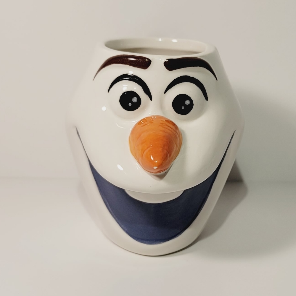 Disney Frozen 3D Olaf Mug Head 20 oz Ceramic Coffee Cup Mug NEW